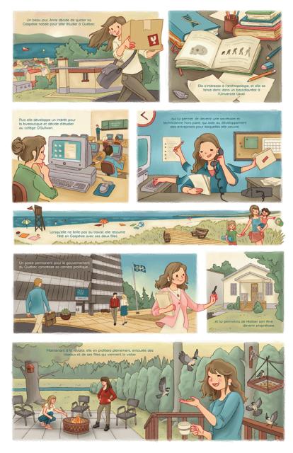 bande dessinée biographique - anne francoeur