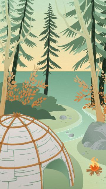 la légende du castor géant - illustration 04