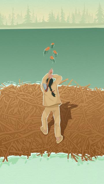 la légende du castor géant - illustration 08