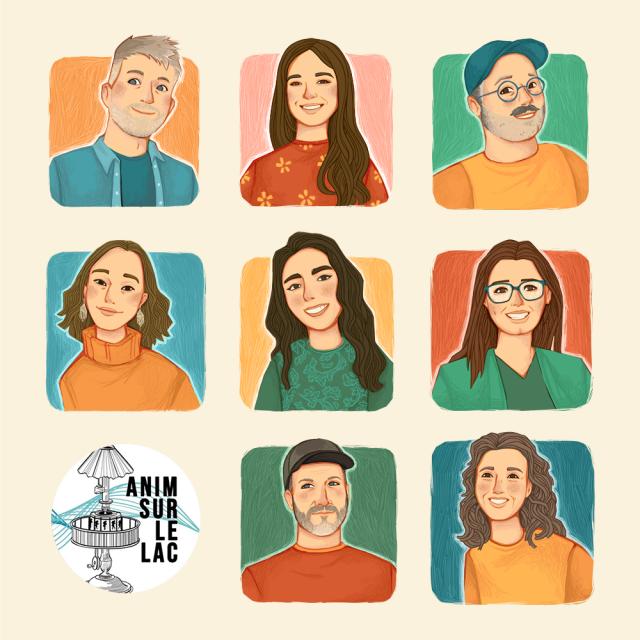 Portraits de l'équipe du Festival Anim sur le Lac